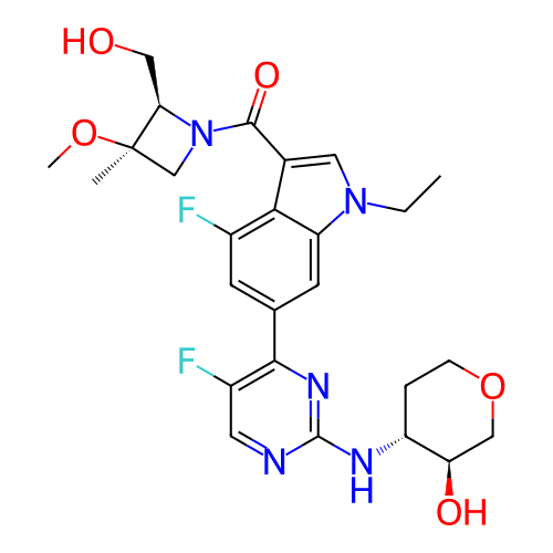 Chemical structure of BindingDB Monomer ID 805529