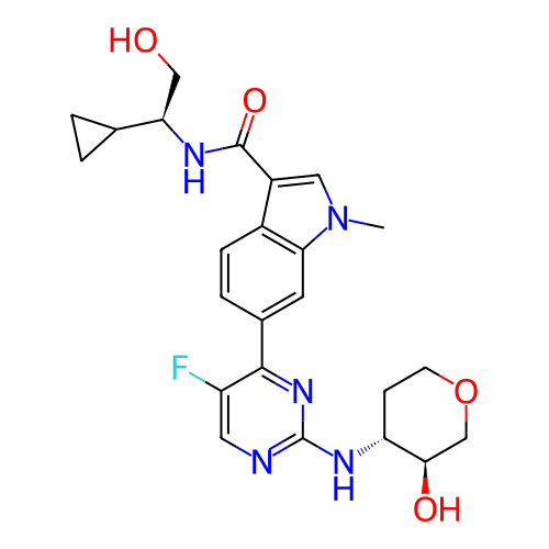 Chemical structure of BindingDB Monomer ID 805565