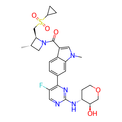Chemical structure of BindingDB Monomer ID 805569