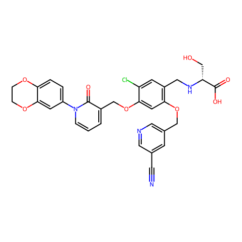 Chemical structure of BindingDB Monomer ID 806438