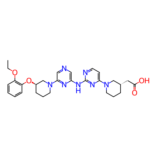 Chemical structure of BindingDB Monomer ID 808203