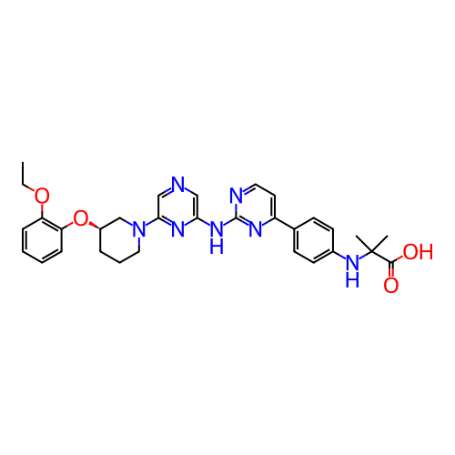 Chemical structure of BindingDB Monomer ID 808236