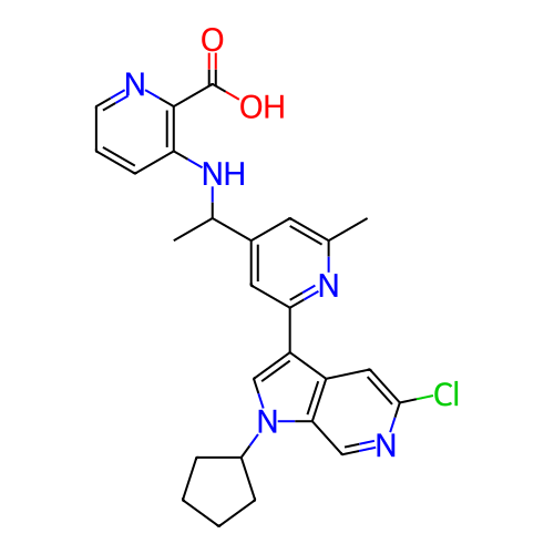 Chemical structure of BindingDB Monomer ID 808560