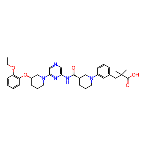 Chemical structure of BindingDB Monomer ID 808844