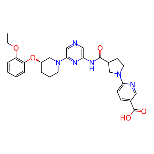 Chemical structure of BindingDB Monomer ID 808846
