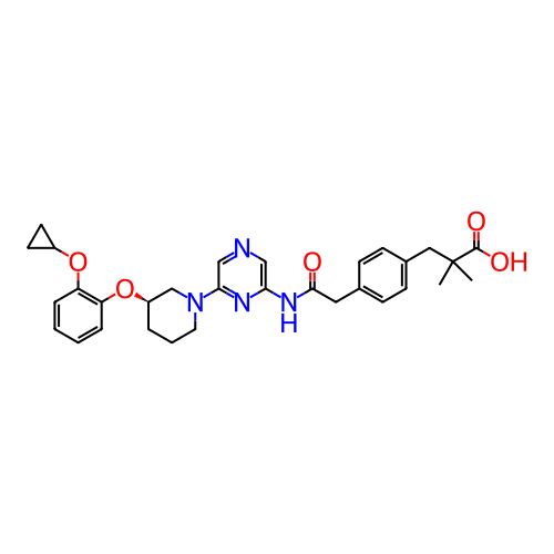 Chemical structure of BindingDB Monomer ID 808854