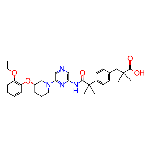 Chemical structure of BindingDB Monomer ID 808869
