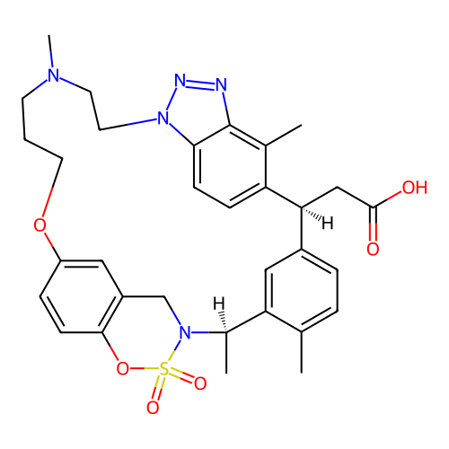 Chemical structure of BindingDB Monomer ID 809636