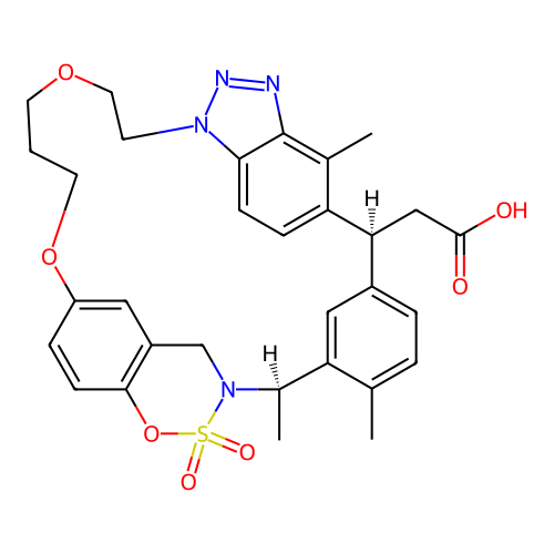 Chemical structure of BindingDB Monomer ID 809651