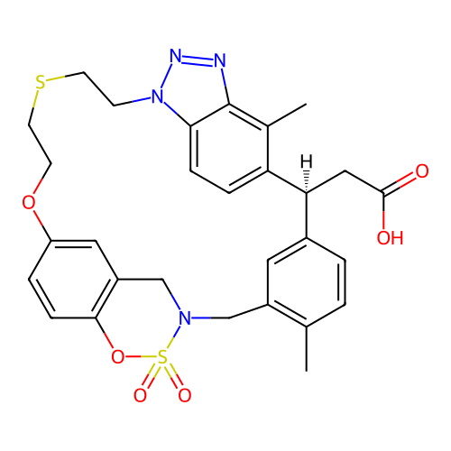 Chemical structure of BindingDB Monomer ID 809692